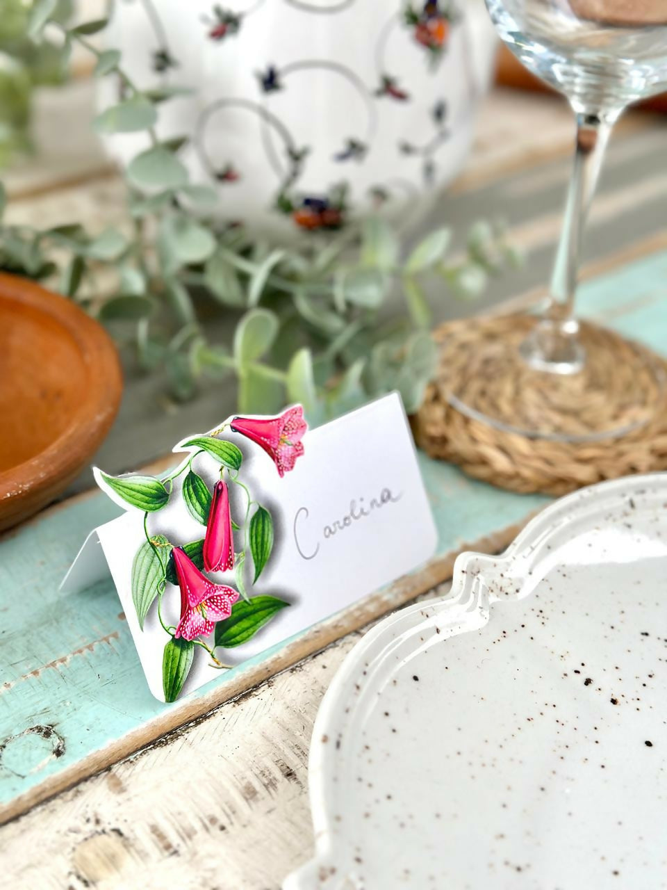 Placecard Copihue