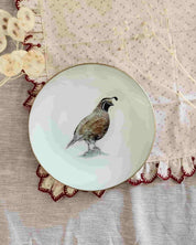 Plato Postre redondo, Codorniz