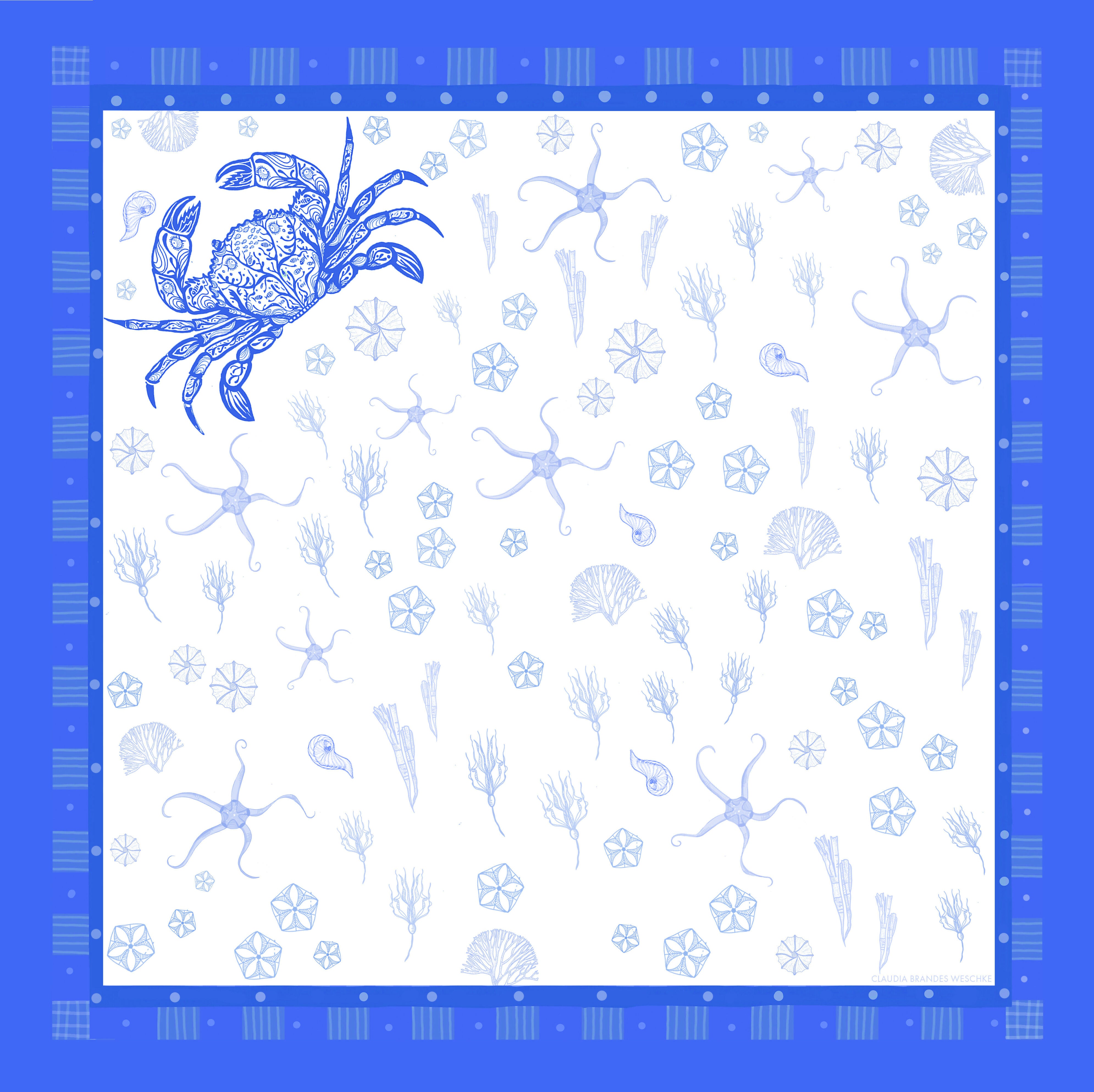 Set 4 servilletas de genero MAR