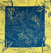 Pañuelo 90 x 90 Chagual Mostaza