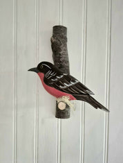 Pájaro tallado Loica