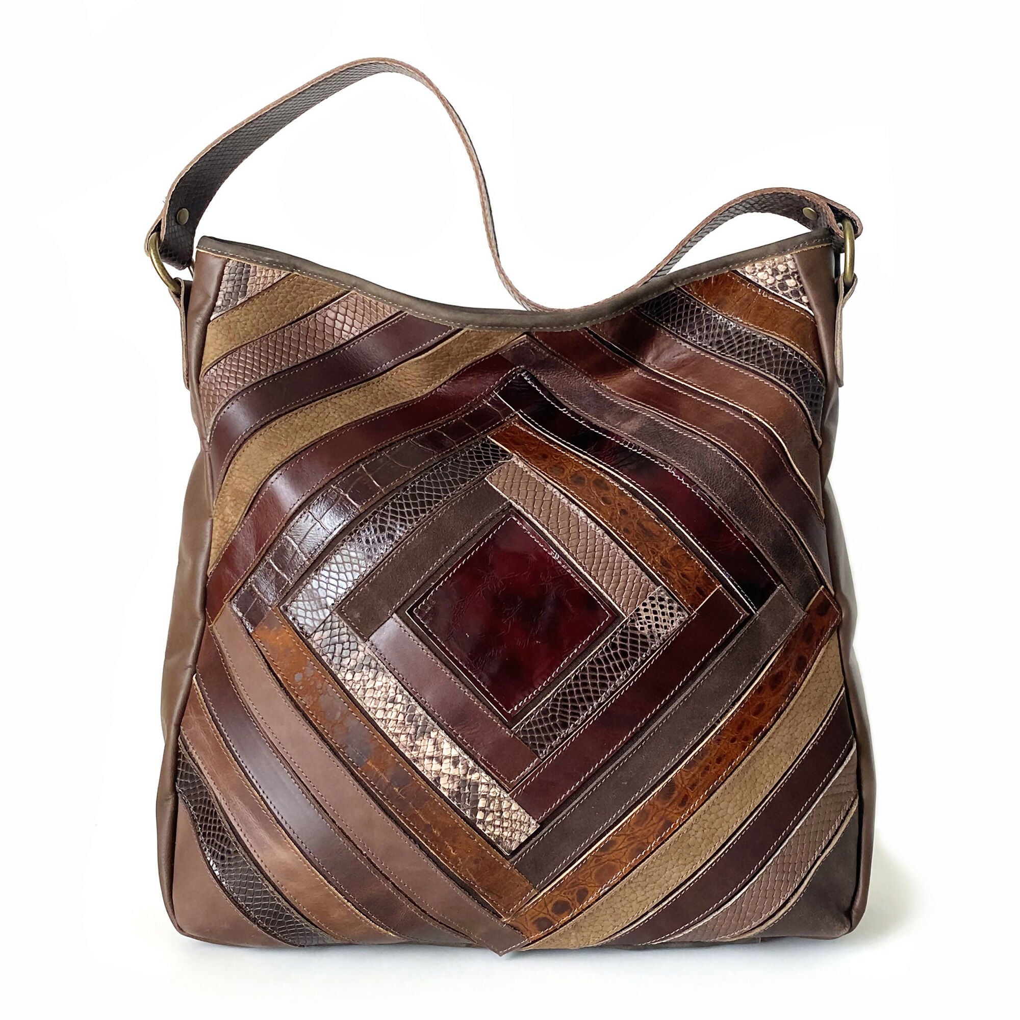 Cartera de cuero modelo GRETA