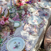 Set 4 Bajoplatos Vichy Violeta