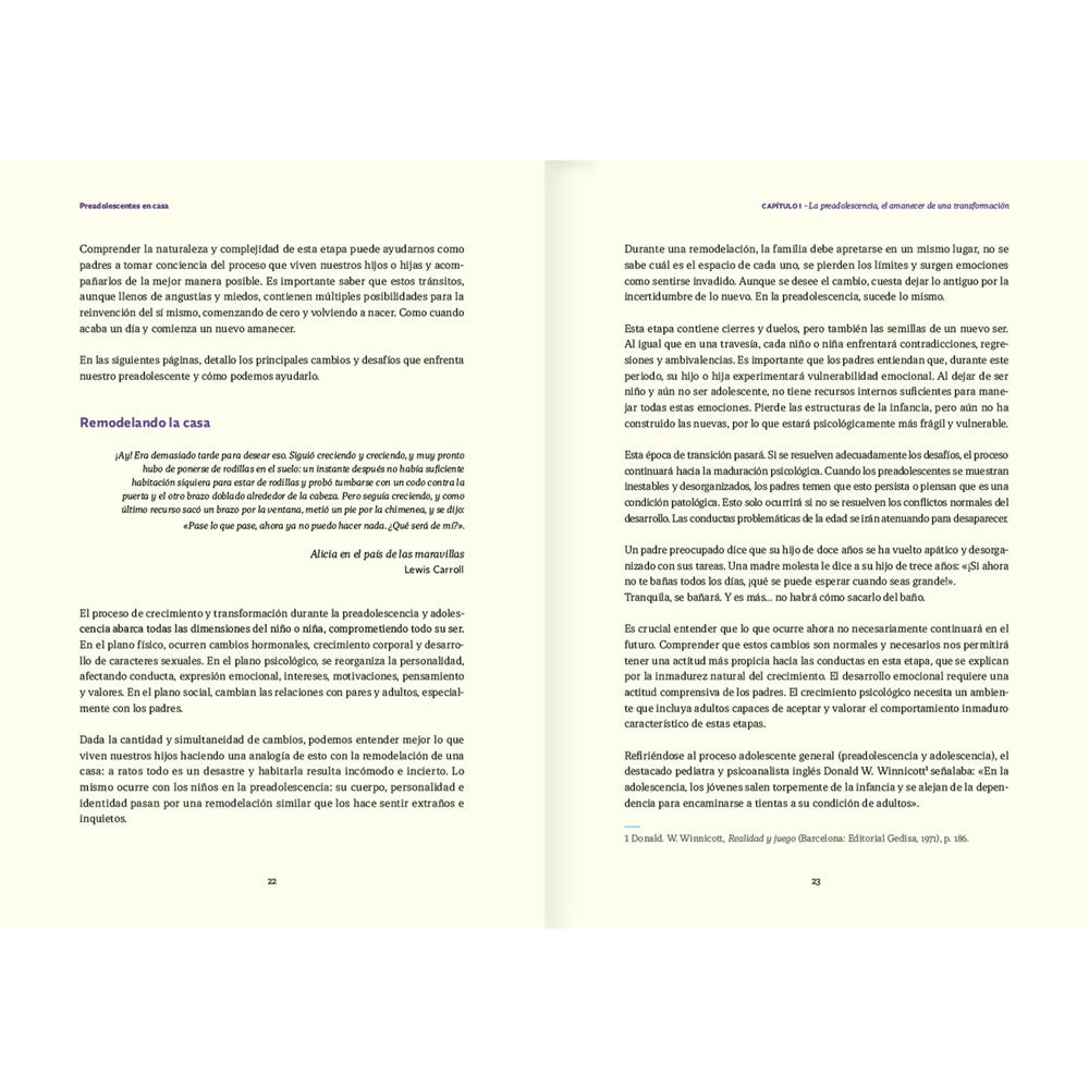 Preadolescentes en casa