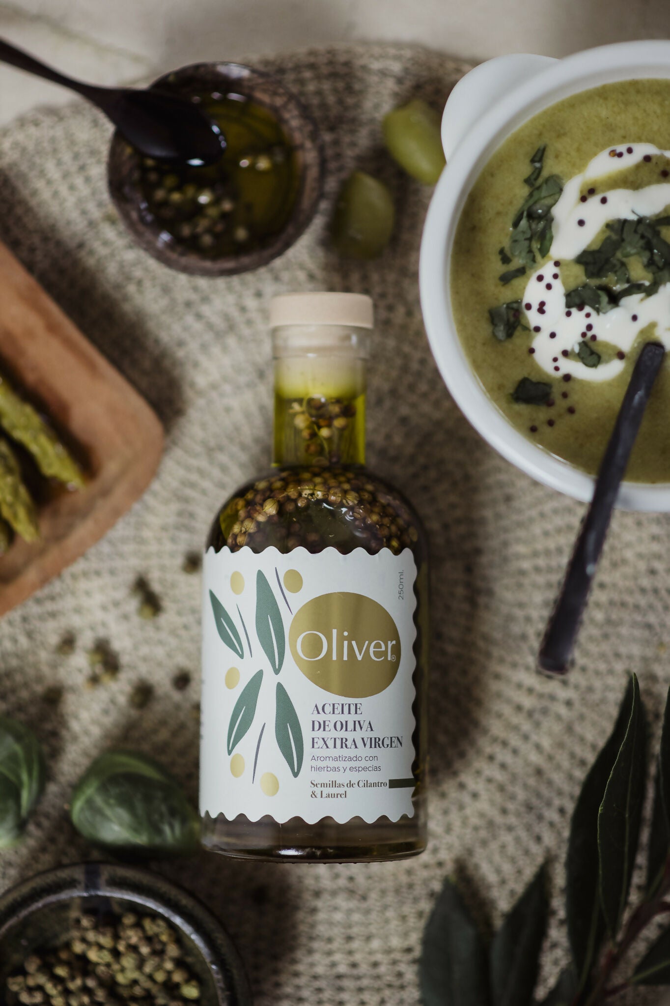 Aceite de oliva extra virgen aromatizado