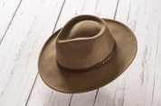 Sombrero paño lana - Color Visón
