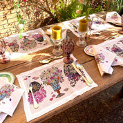 Set de Individuales Peonías - Velo Organza