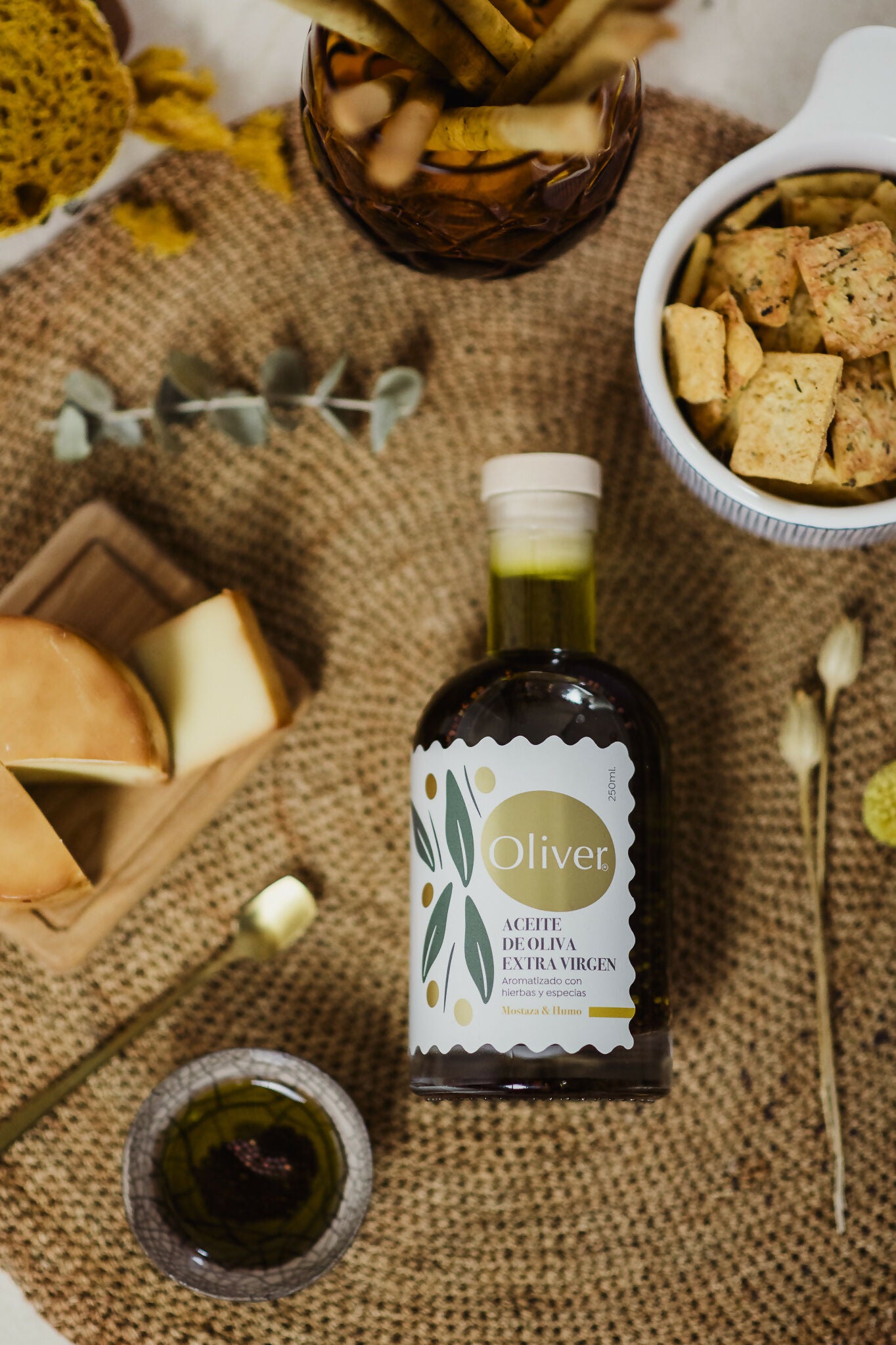 Aceite de oliva extra virgen aromatizado