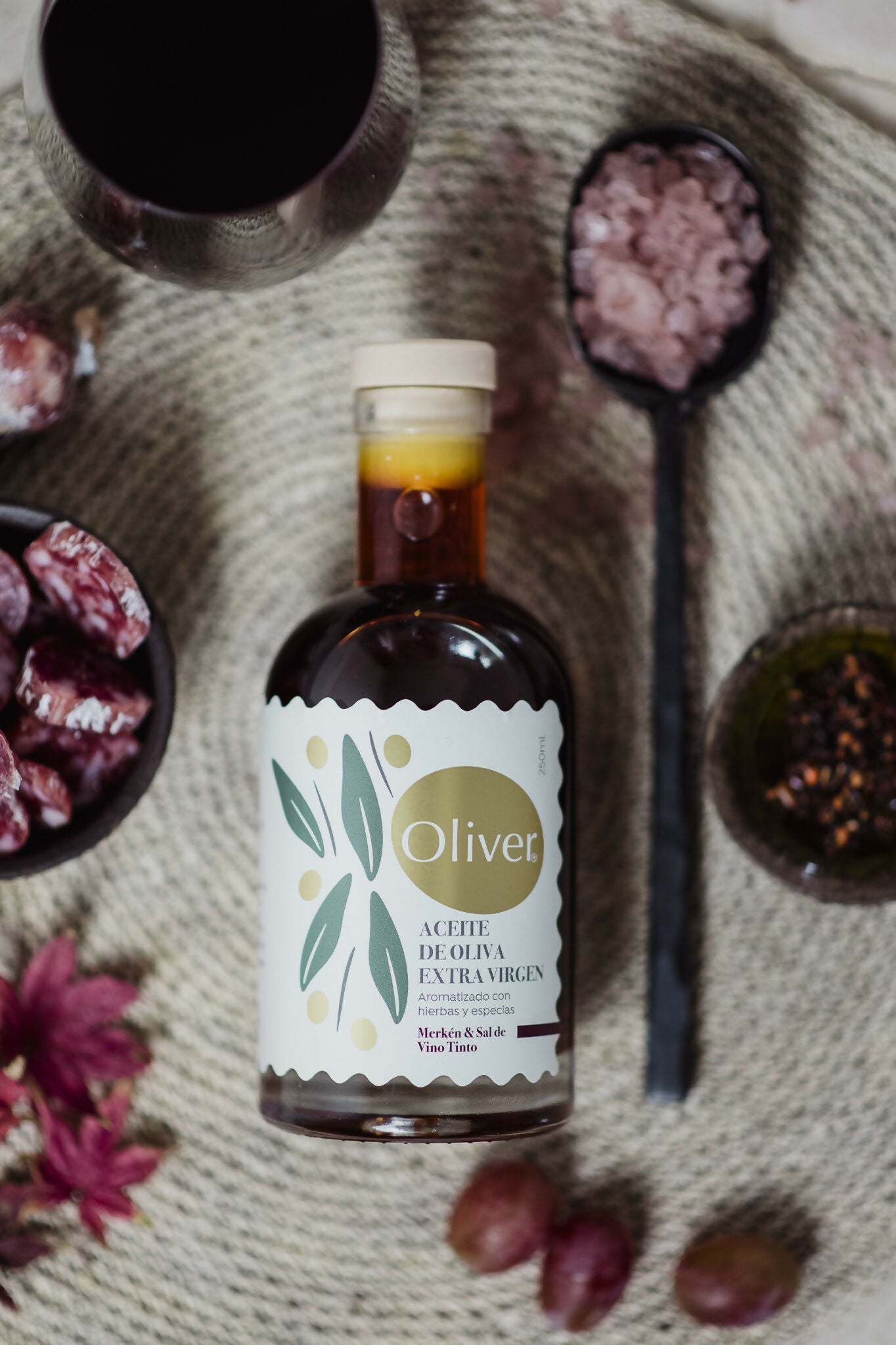 Aceite de oliva extra virgen Mostazas y Humo