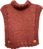 Ponchito talla L color Terracota