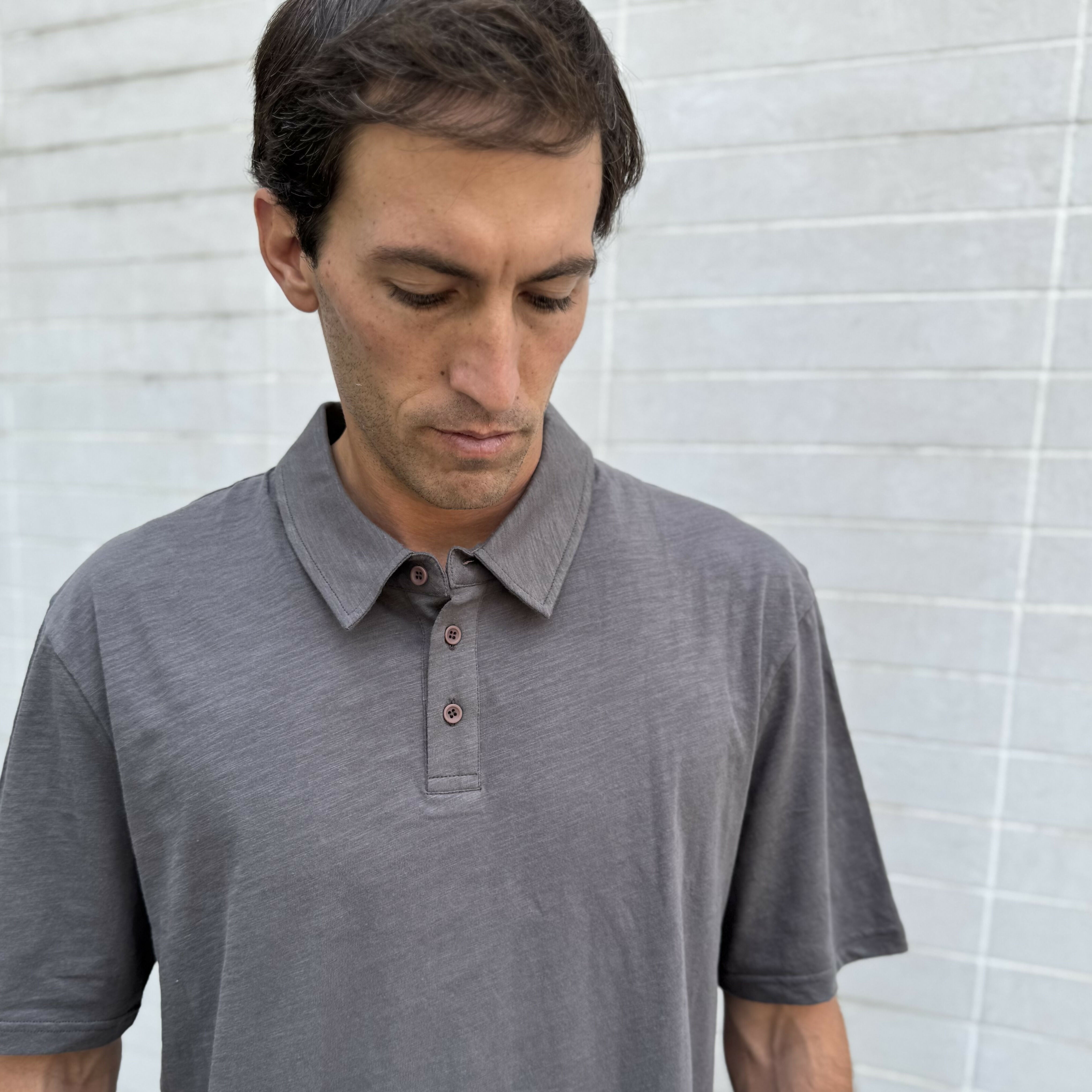 polera mc polo grafito