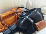 Bolso Baker Negro - Cuero Carpincho