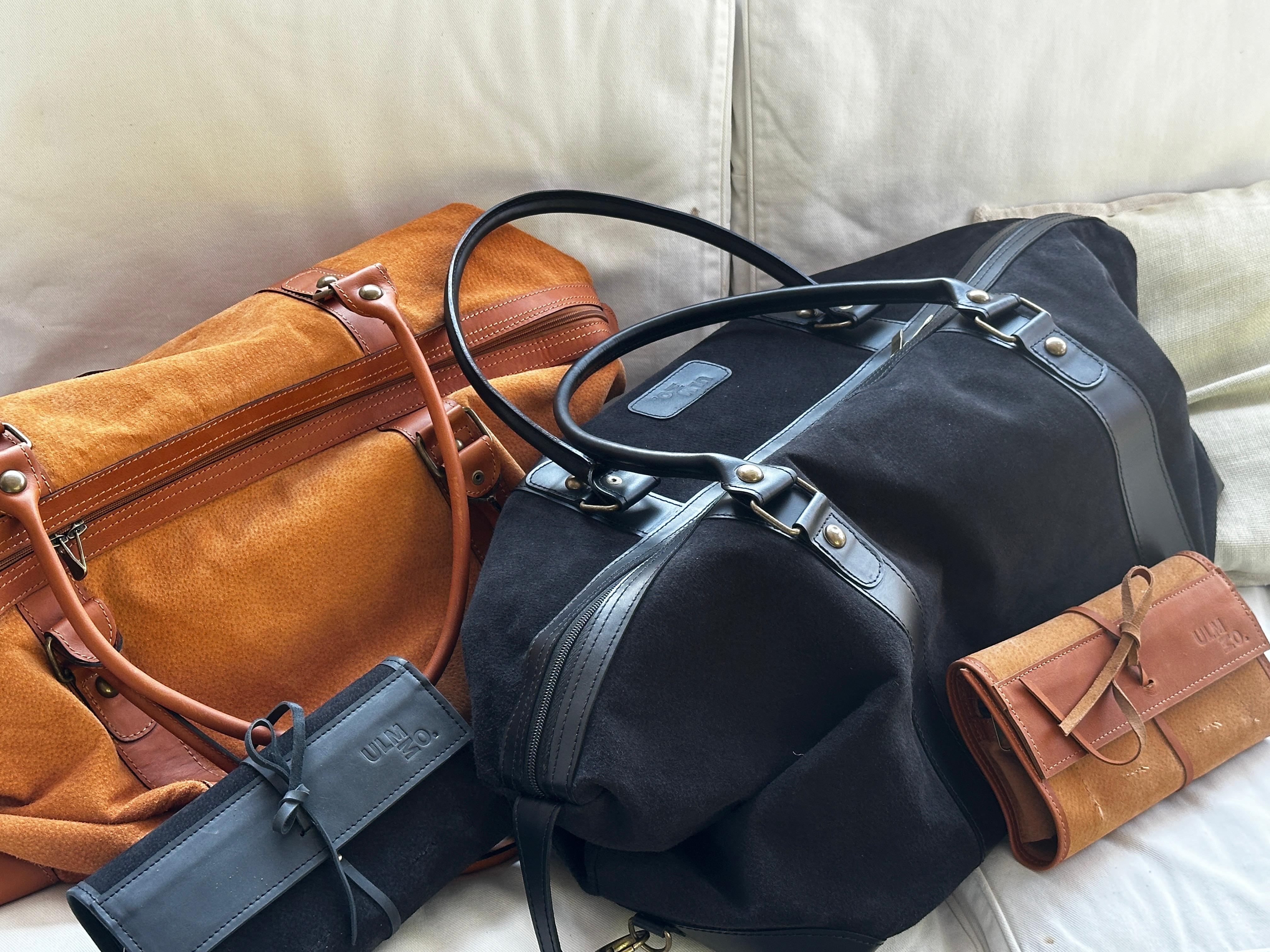 Bolso Baker Negro - Cuero Carpincho