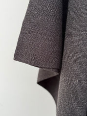 Poncho Flecos - Lana y Alpaca - Marengo