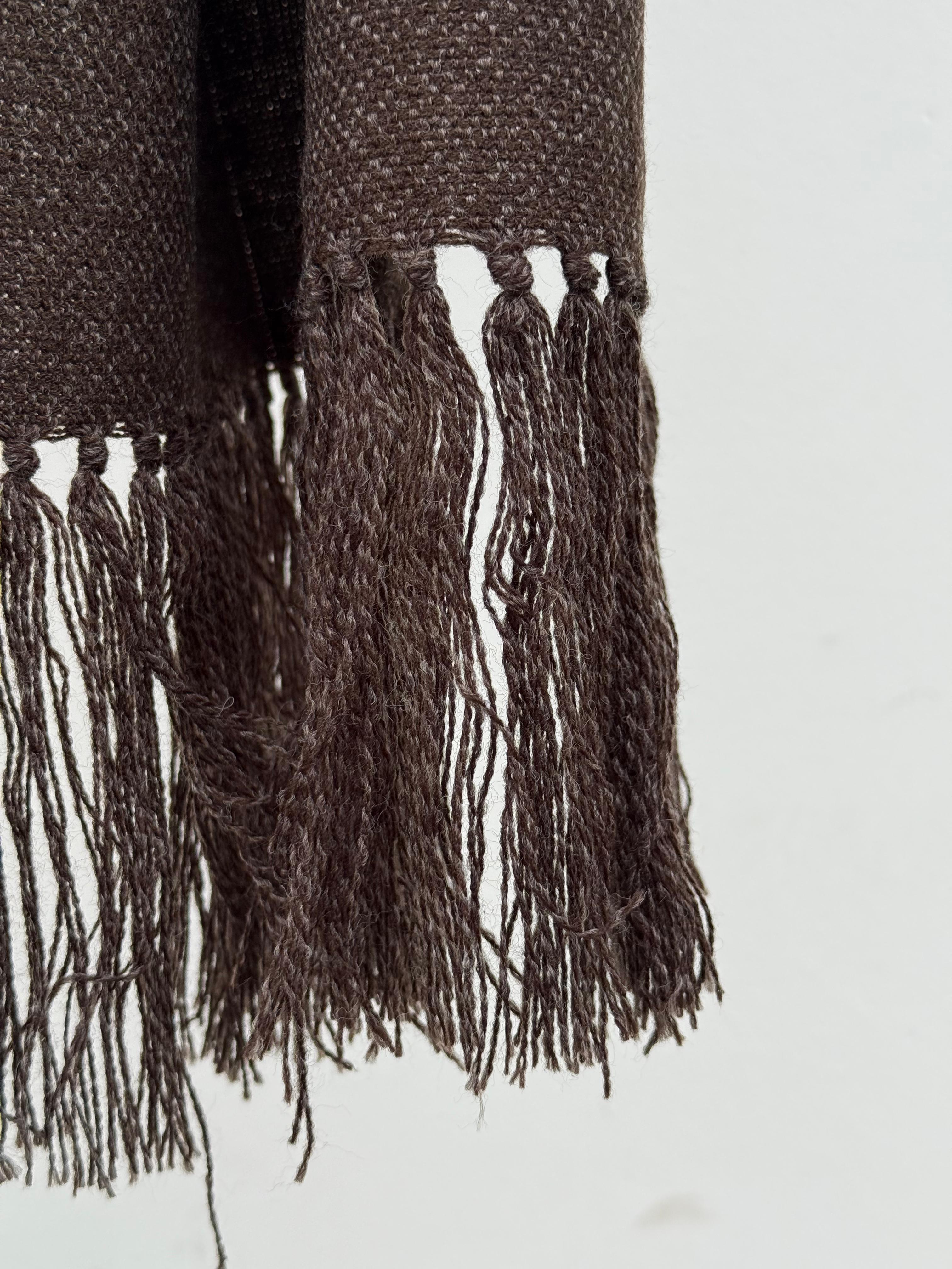 Bufanda de Lana y Alpaca - Café Moro