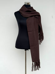 Bufanda de Lana y Alpaca - Café Moro