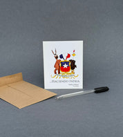 Tarjeta de Saludo - "Haciendo Patria"