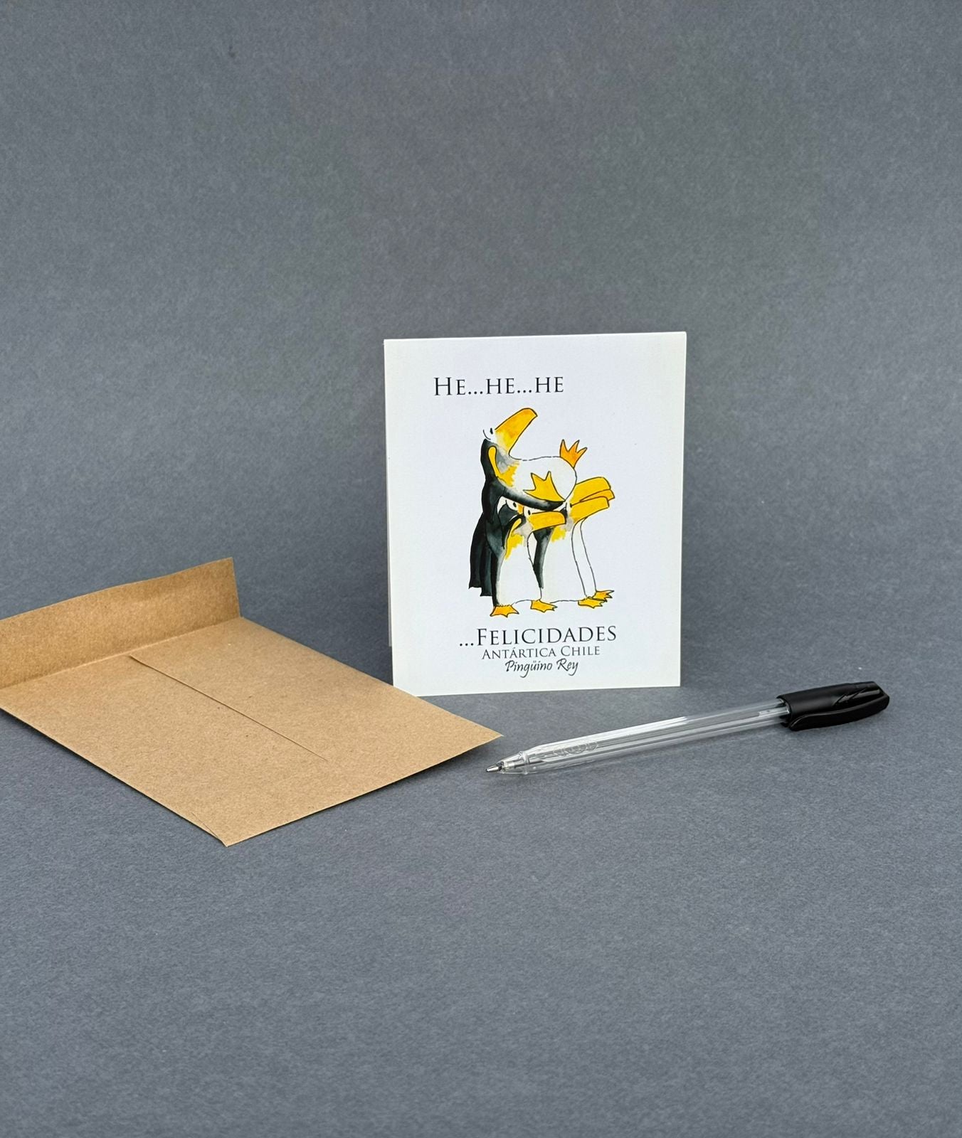 Tarjeta de Saludo - "He..he..he...Felicidades"