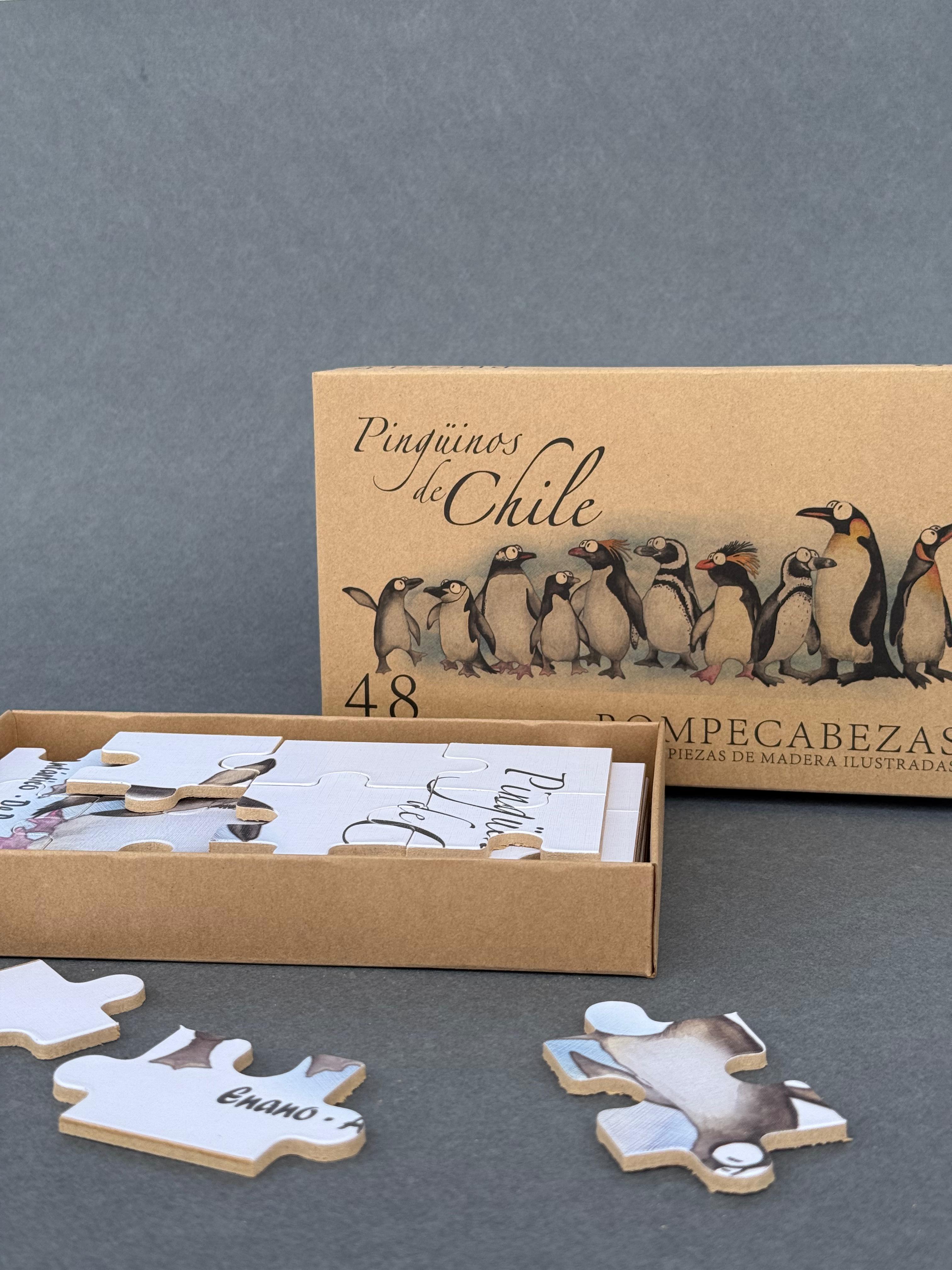 Rompecabezas de Madera 48 piezas - Pingüinos