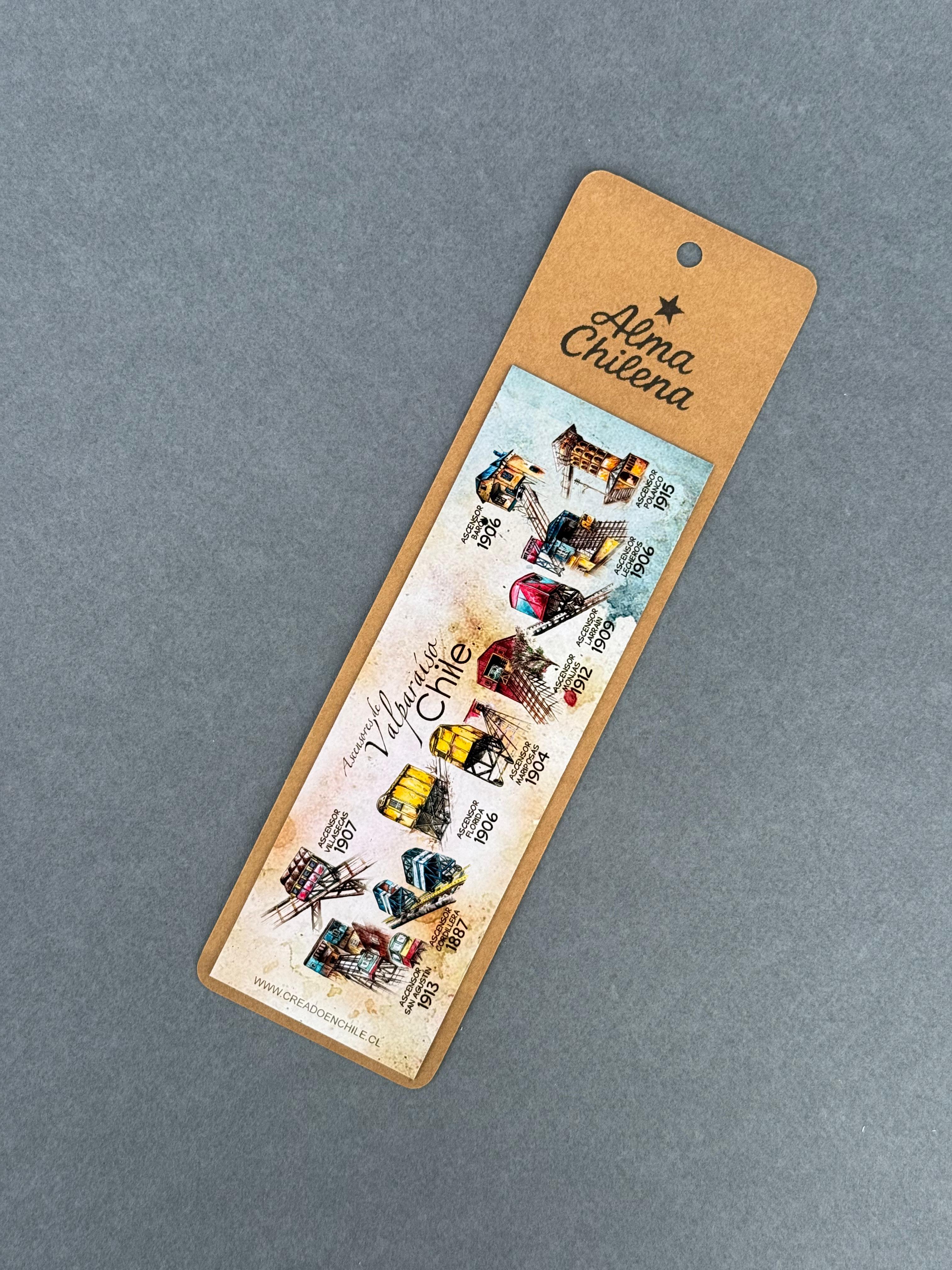 Imán con Diseño Ascensores de Valparaíso