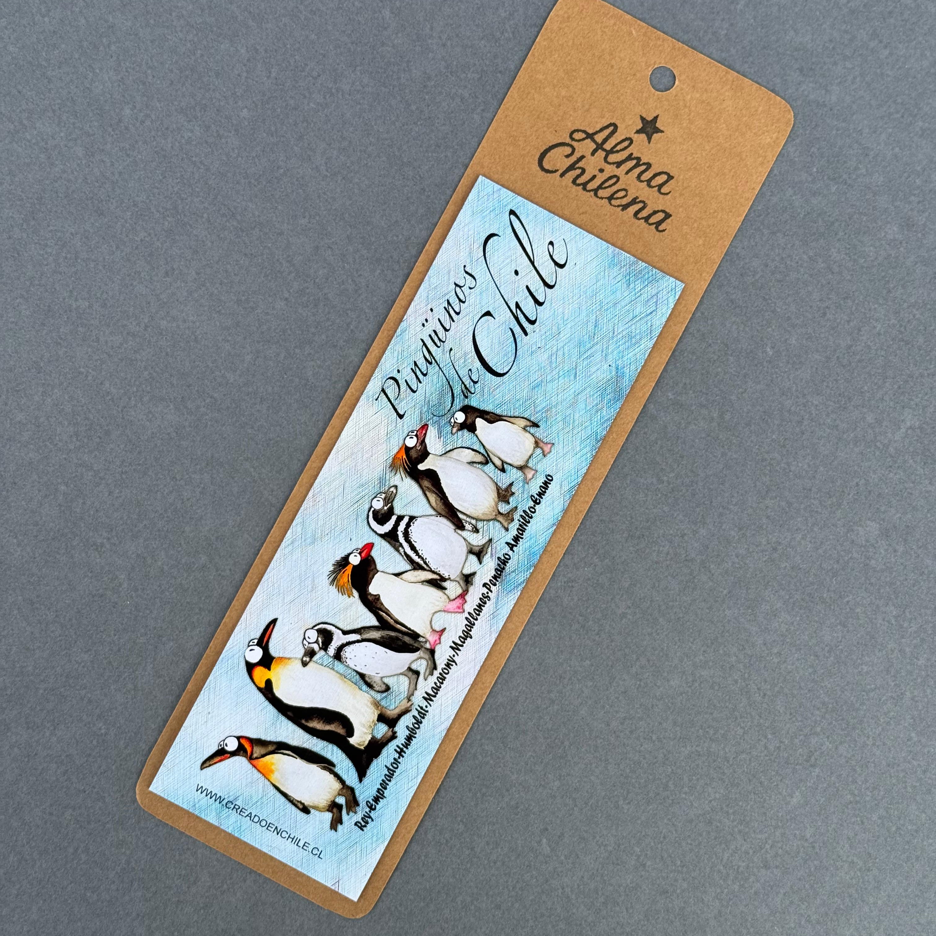 Imán con Diseño Pingüinos de Chile - Creado en Chile