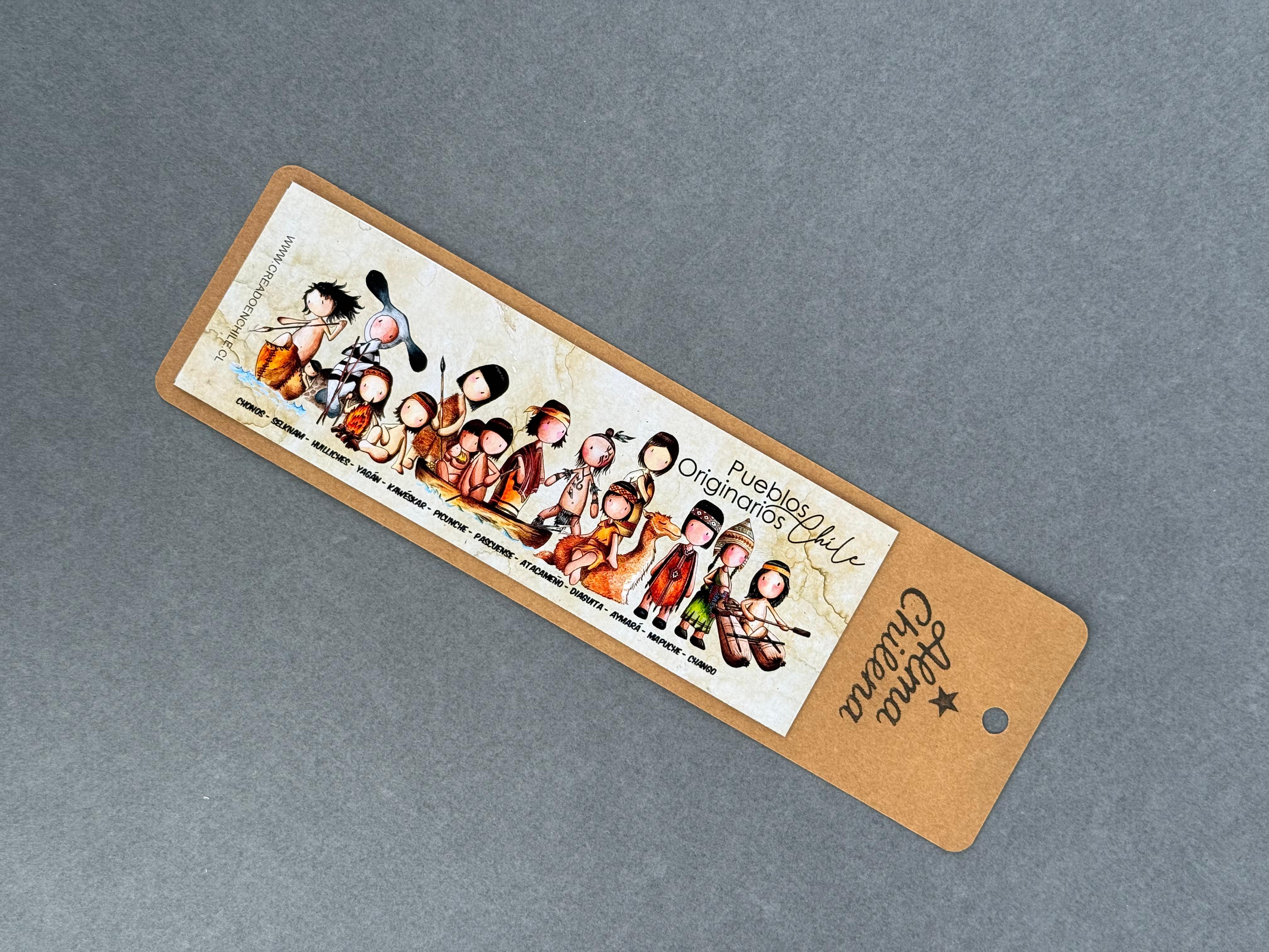 Imán con Diseño Pueblos Originarios de Chile