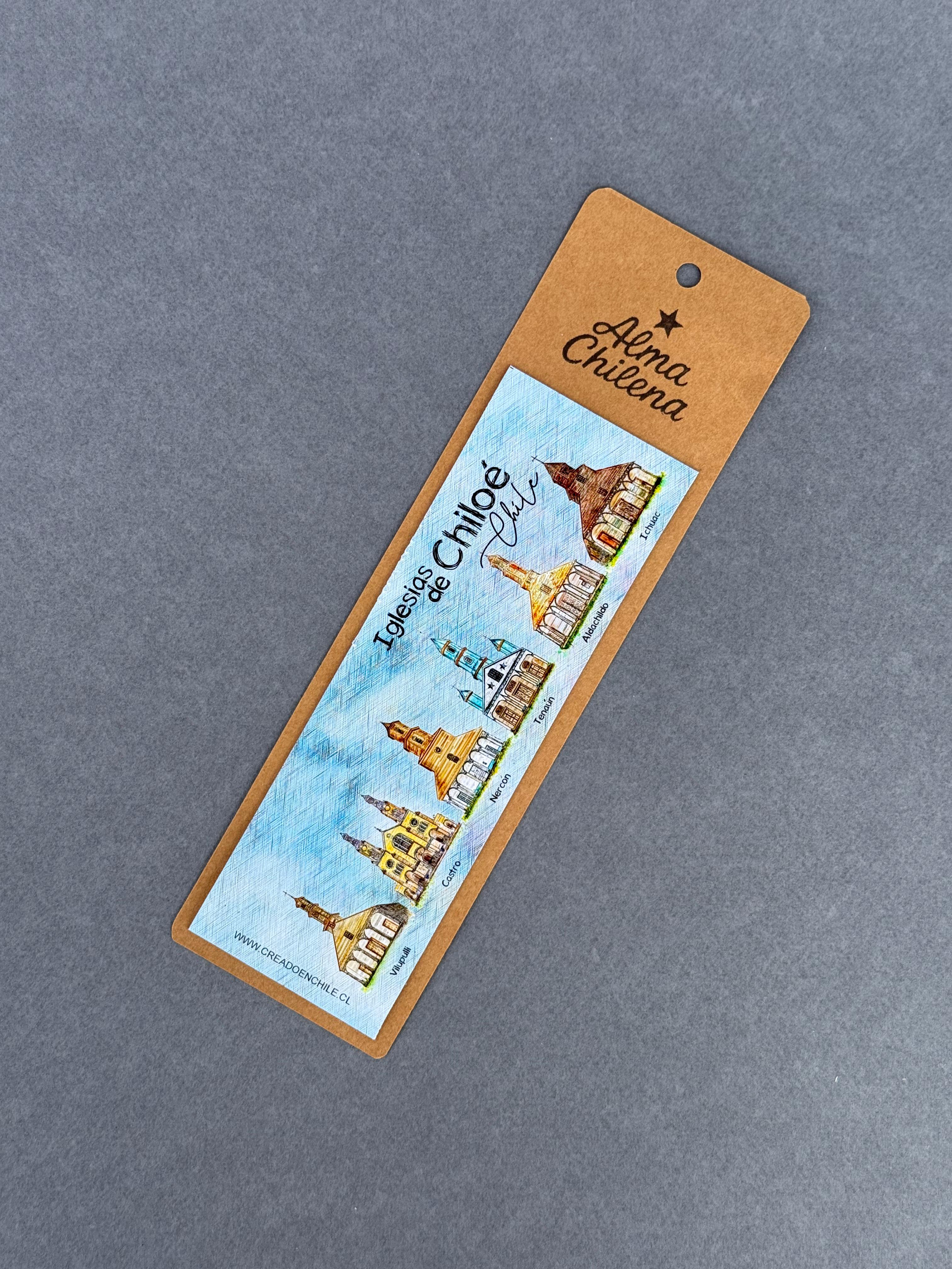Imán con Diseño Iglesias de Chiloé