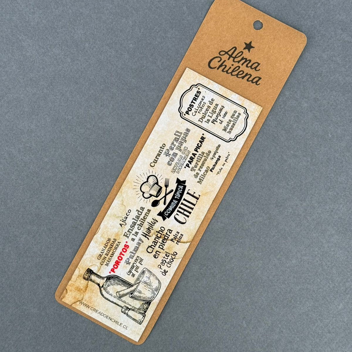 Imán con Diseño Comidas Típicas Chilenas - Creado en Chile