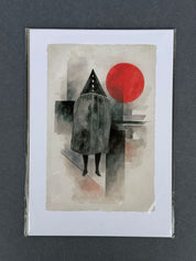 Lámina Selknam IV - papel texturado fine art 19x27 cm