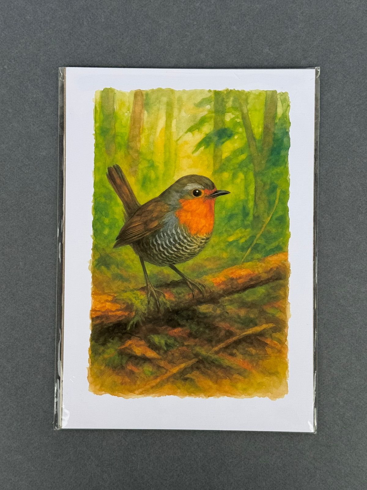 Lámina Chucao - papel texturado fine art 19x27 cm