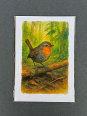 Lámina Chucao - papel texturado fine art 19x27 cm