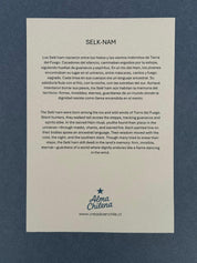 Lámina Selknam IV - papel texturado fine art 19x27 cm