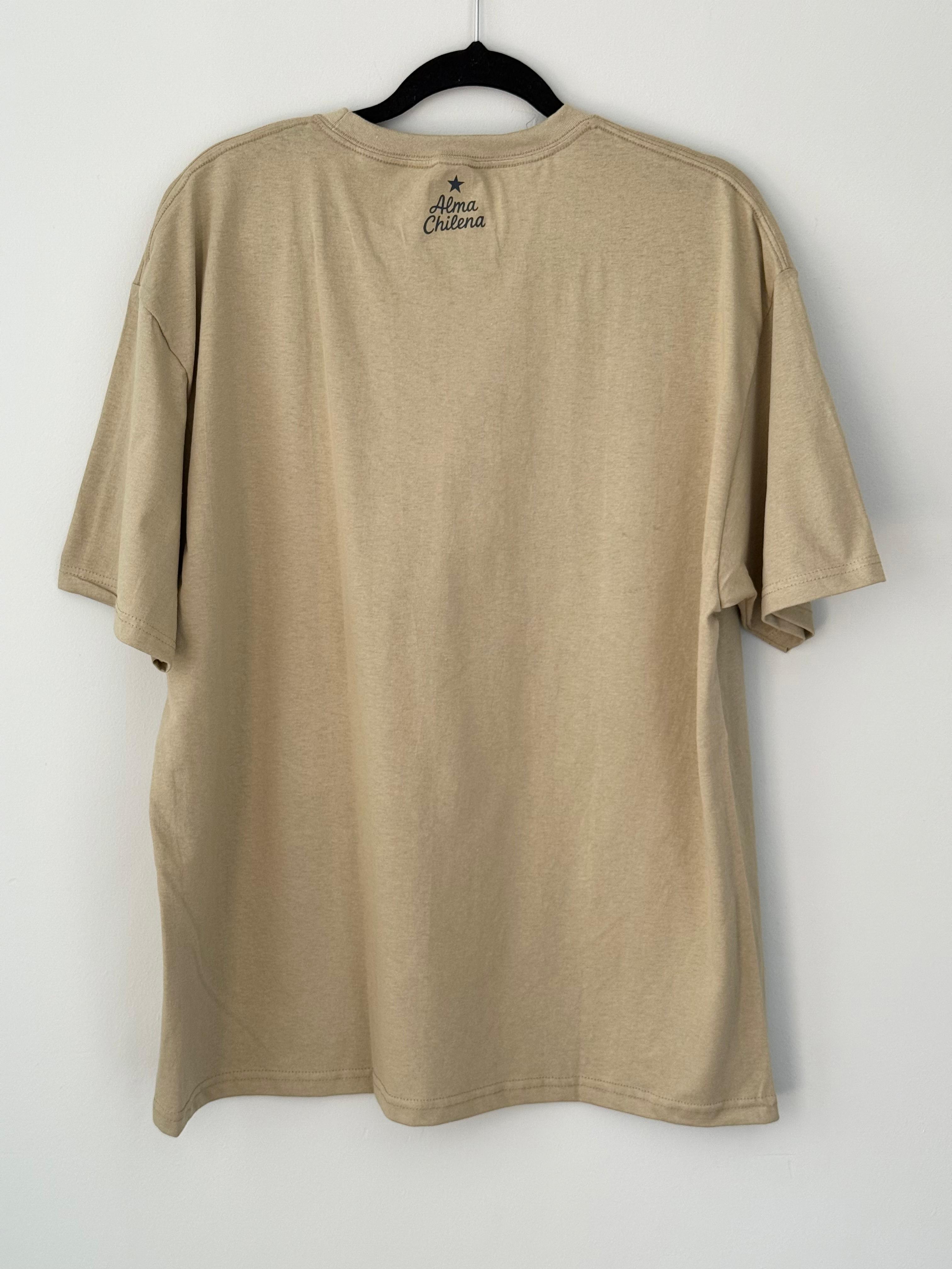 Polera Manga Corta Adultos Huemul (BEIGE)