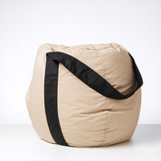 Beachball - Cojín de Playa - Beige con correa negra