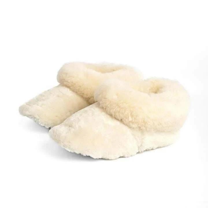 Pantufla Lana Blanca