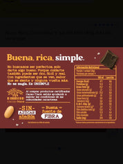 Barra de frutos secos, chocolate negro y sal de mar