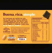 Barra de frutos secos y chocolate negro