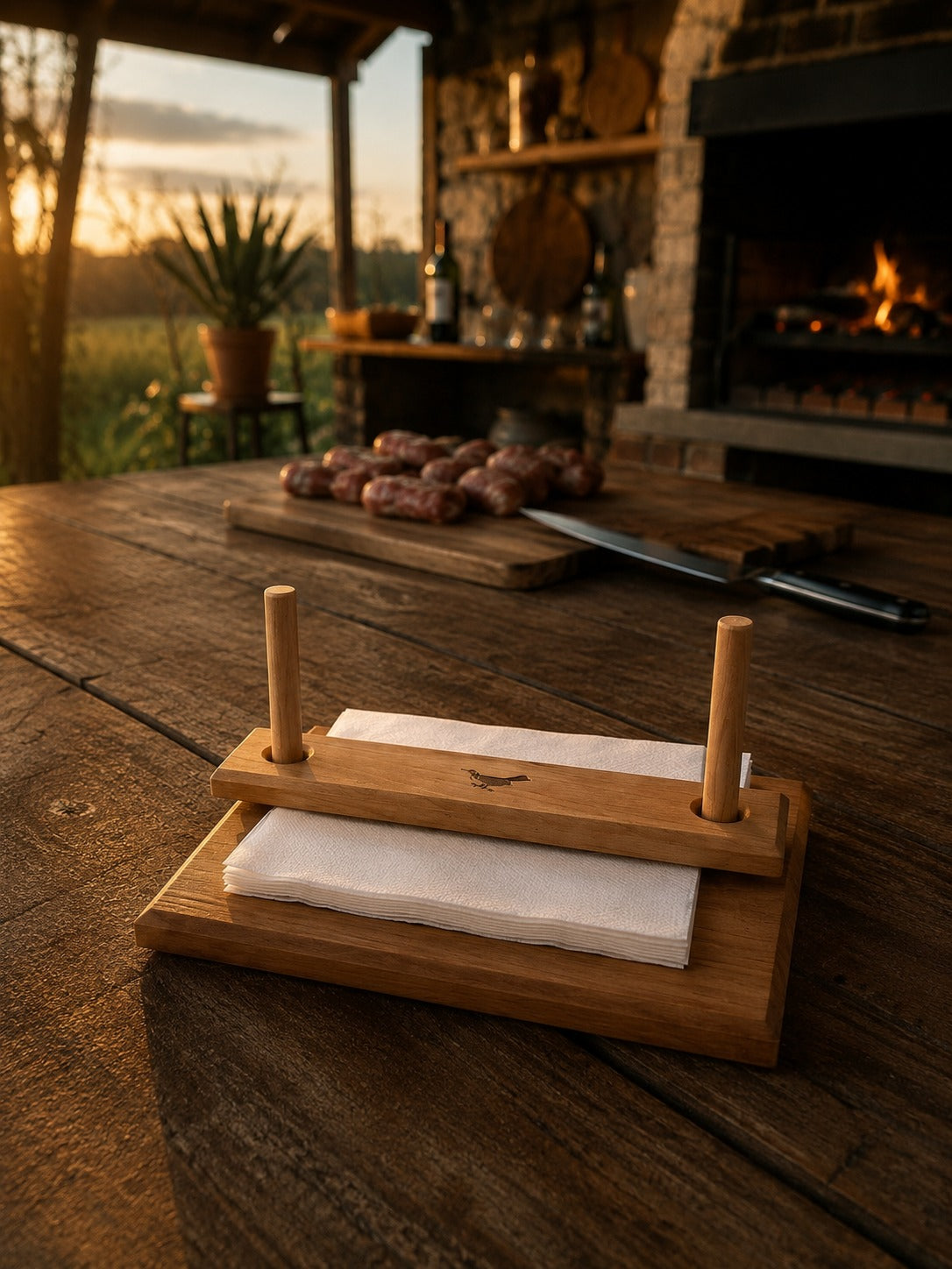 Servilletero de Madera