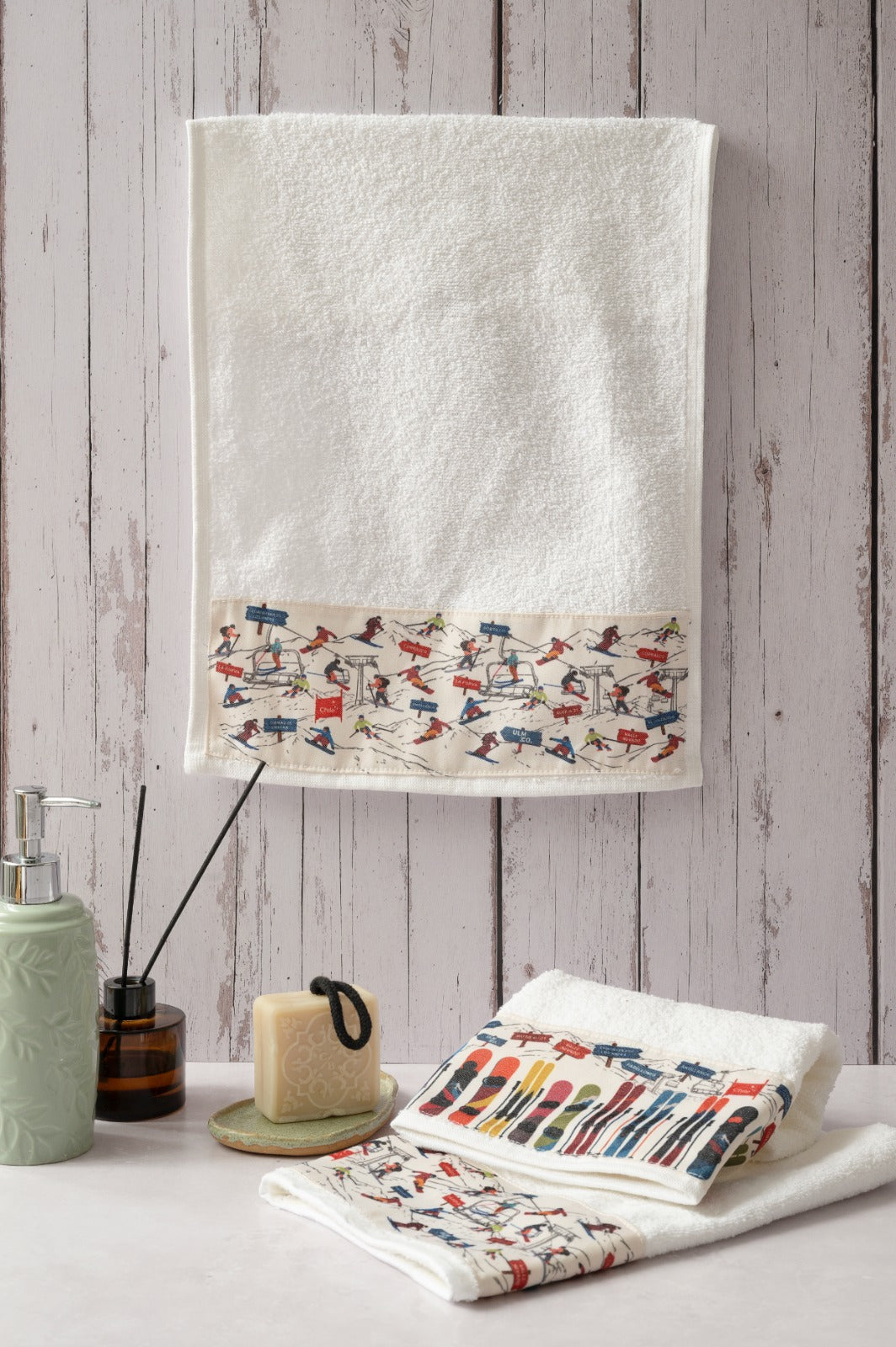 Toalla de Mano 100% algodón | Colección Esquí II