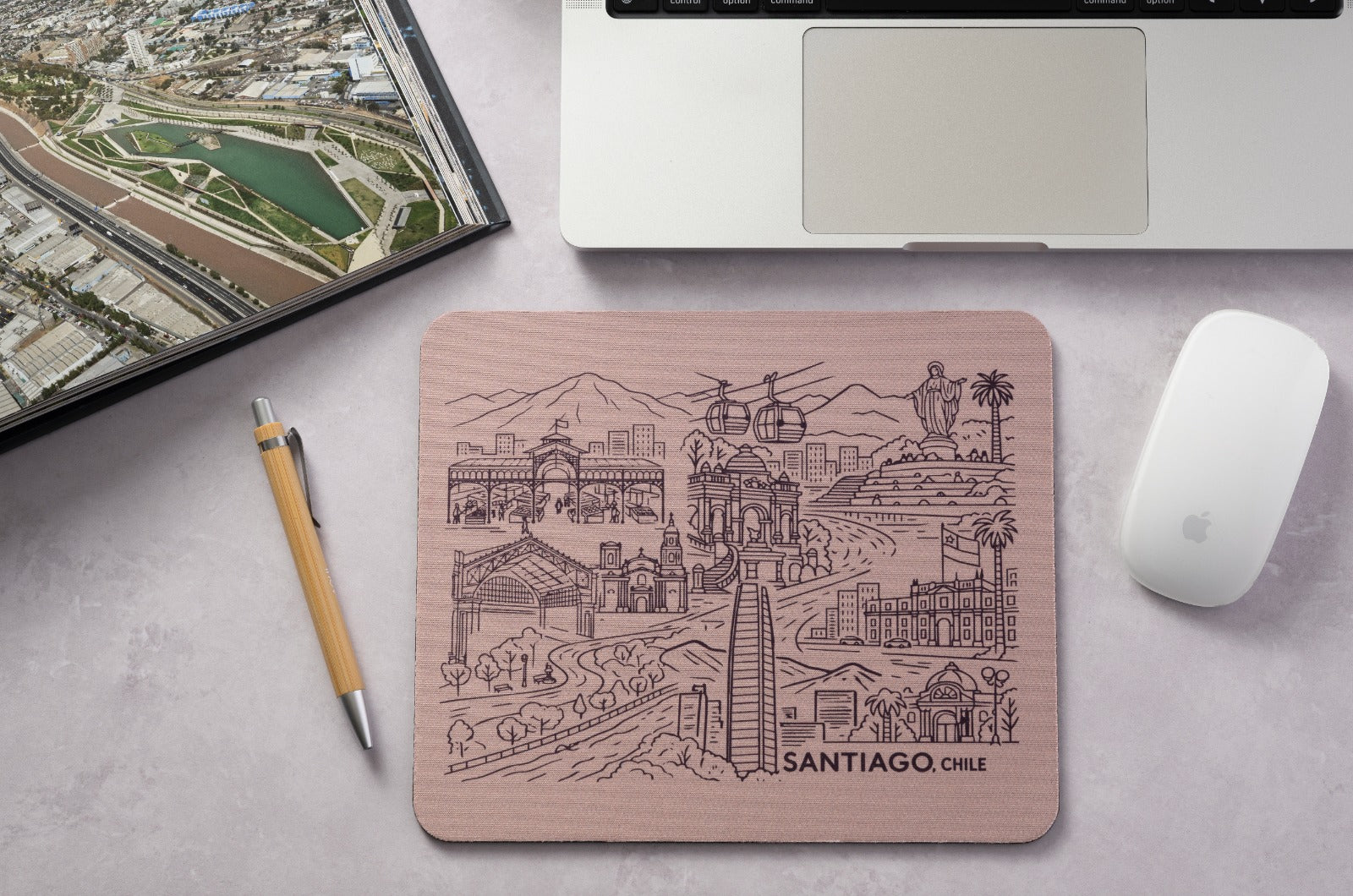 Mouse Pad Ciudades de Chile | Santiago de Chile