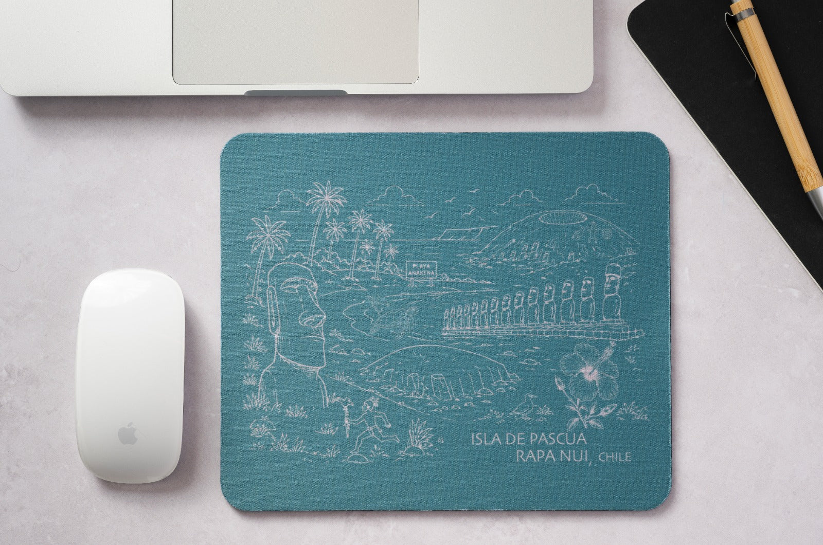Mouse Pad Ciudades de Chile | Isla de Pascua
