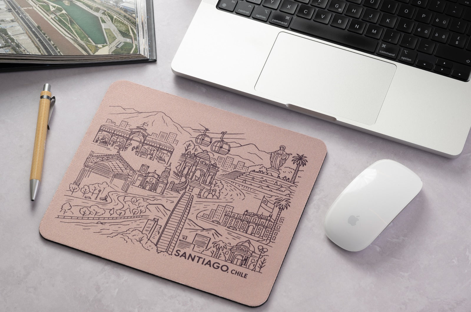 Mouse Pad Ciudades de Chile | Santiago de Chile