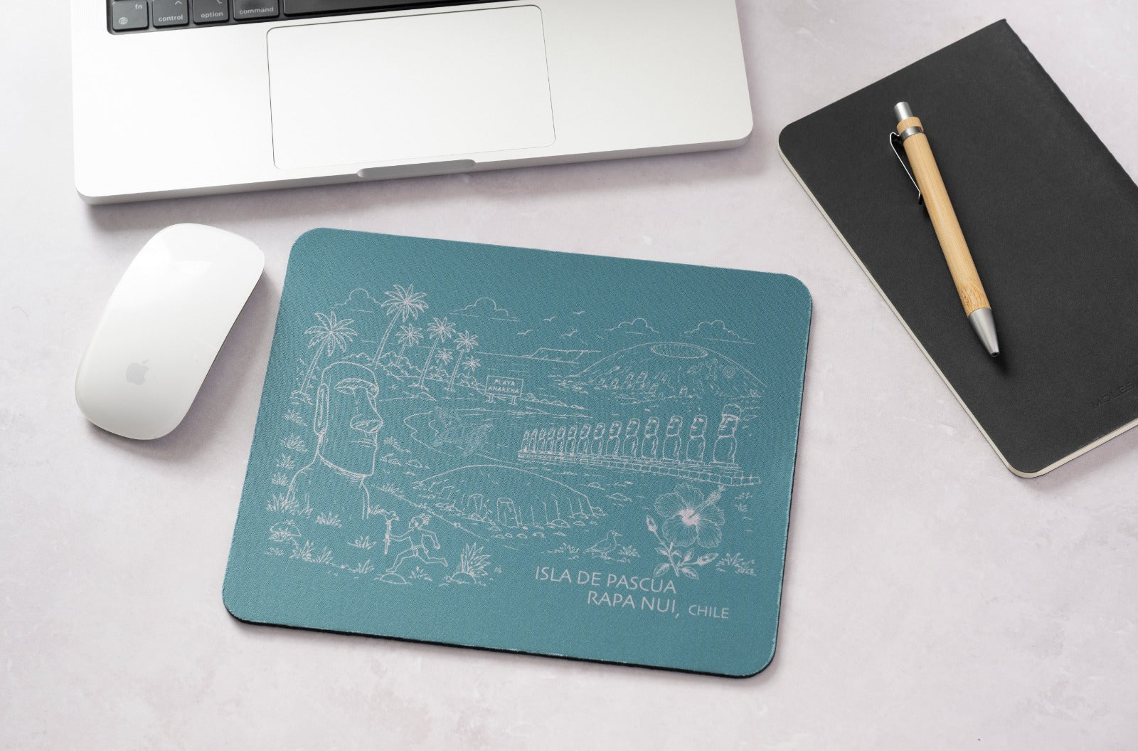 Mouse Pad Ciudades de Chile | Isla de Pascua