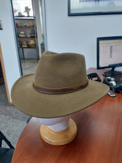 Sombrero paño lana - Color Café Medio