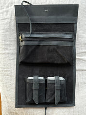 Juego de Cartas y Dominó Aysén - Cuero Carpincho Negro