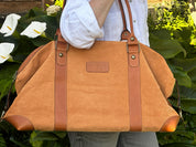 Bolso Baker Tostado - Cuero Carpincho