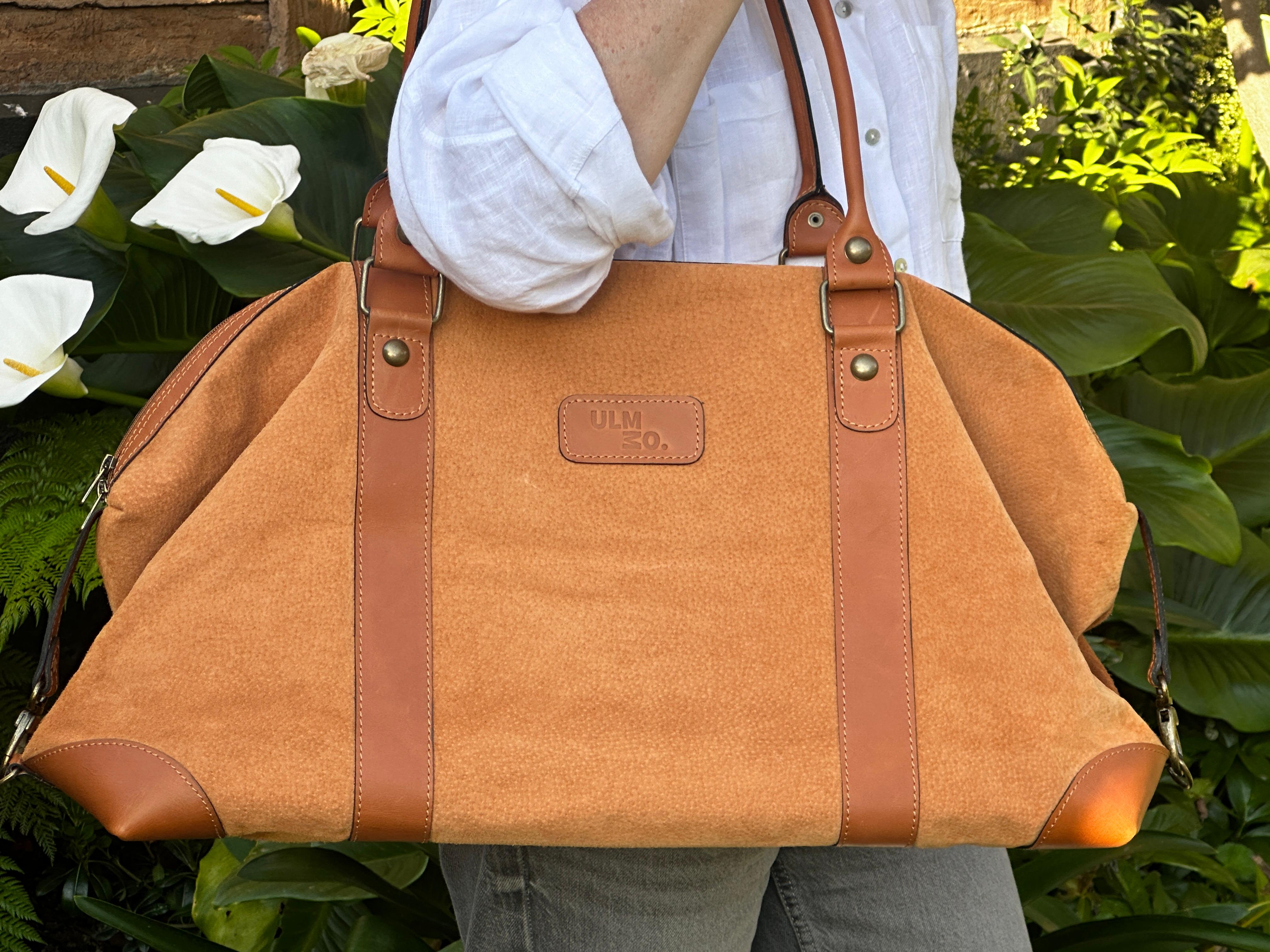 Bolso Baker Tostado - Cuero Carpincho