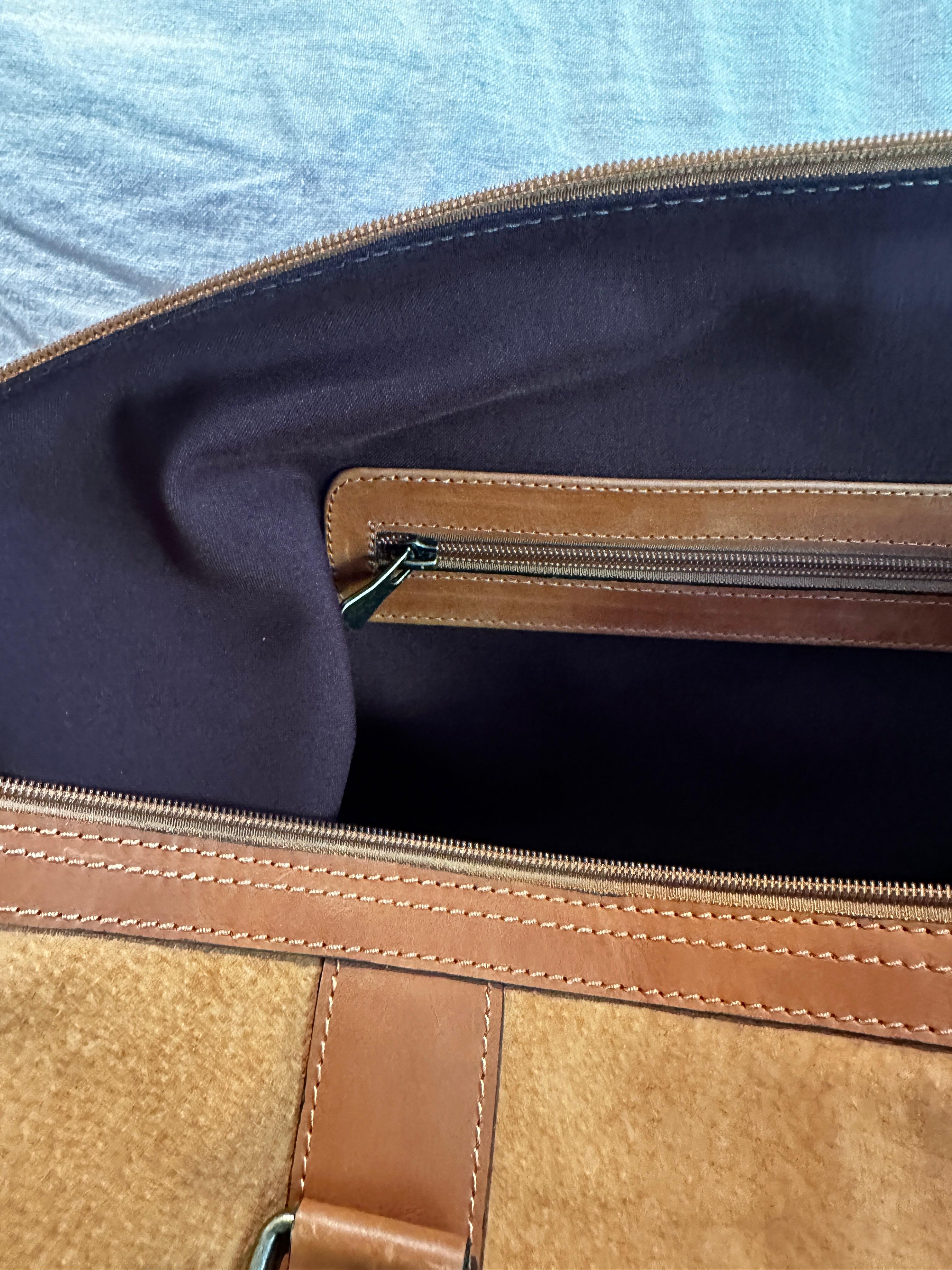 Bolso Baker Tostado - Cuero Carpincho