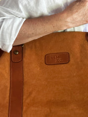 Bolso Baker Tostado - Cuero Carpincho