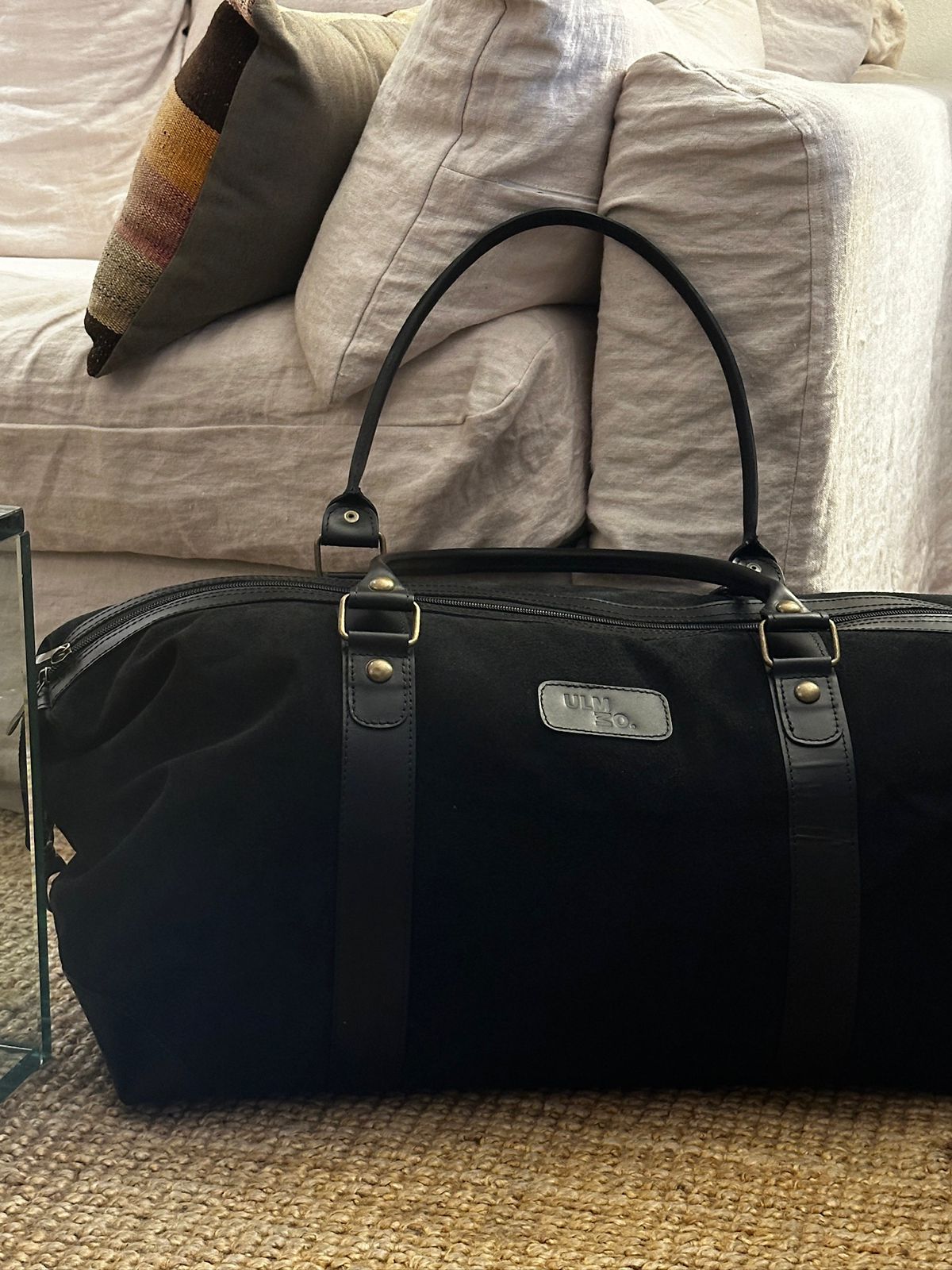Bolso Baker Negro - Cuero Carpincho